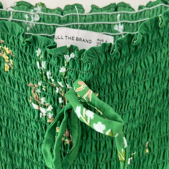 Faithfull The Brand Green Midi Dress - Picture 4 of 6